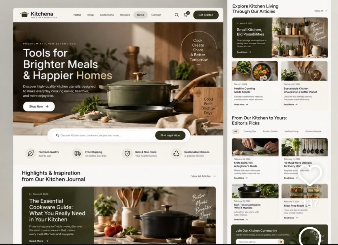 E-commerce Storefront design concept by Octagram